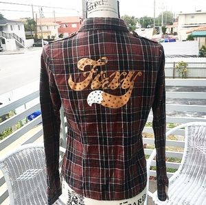 Vintage Priorities Sm Foxy Plaid LS Shirt